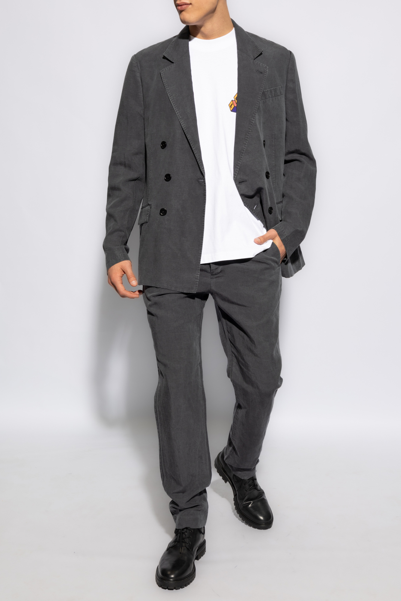 パンツ THE LATEST SS25 'Alma' pants (TLW03101T0173ABTP T0002) 2 TUCK WOOL SLACKS – RYO TAKASHIMA